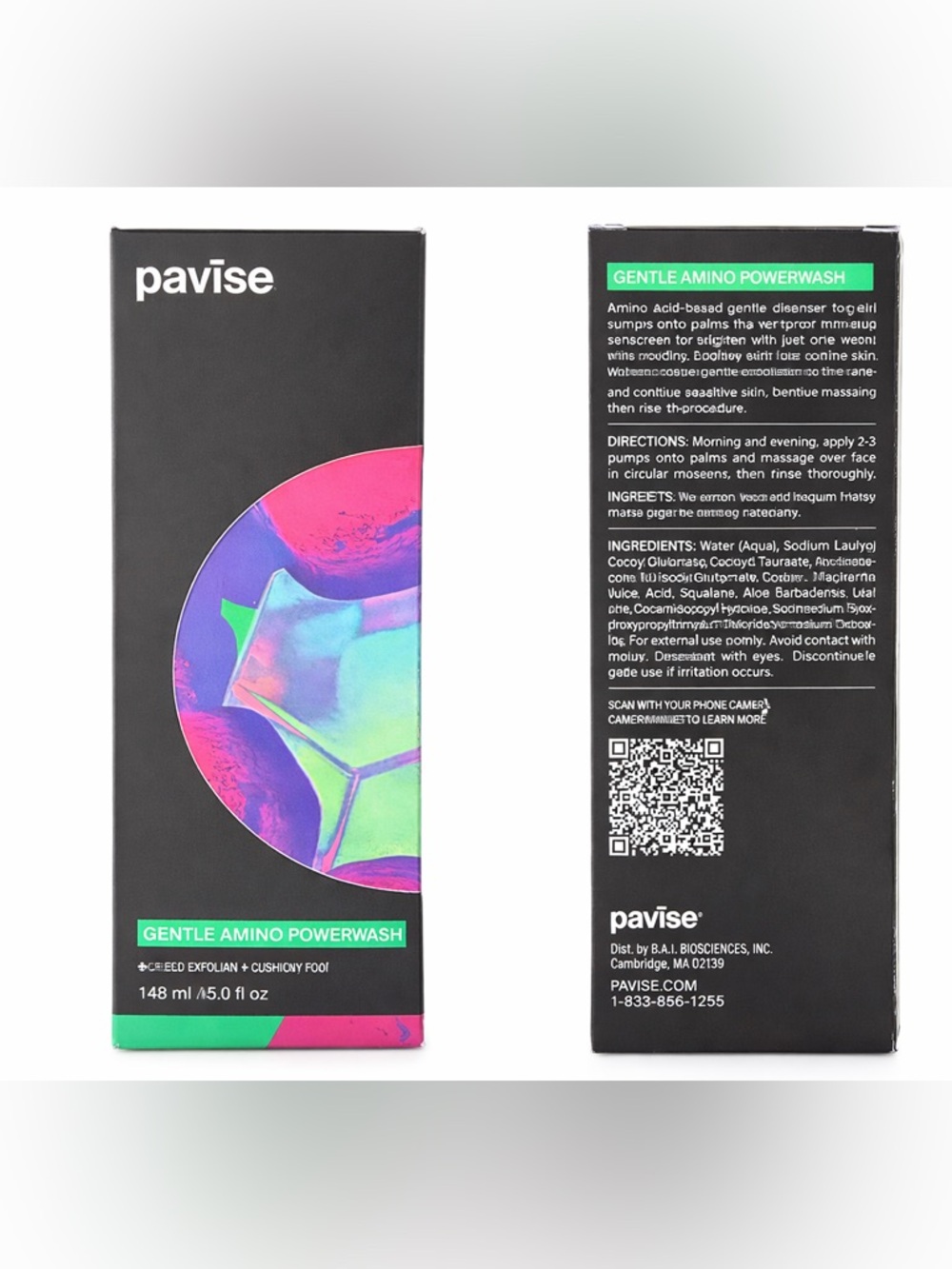 Pavise Gentle Amino Powerwash cleanser — sealed in original box, never used.